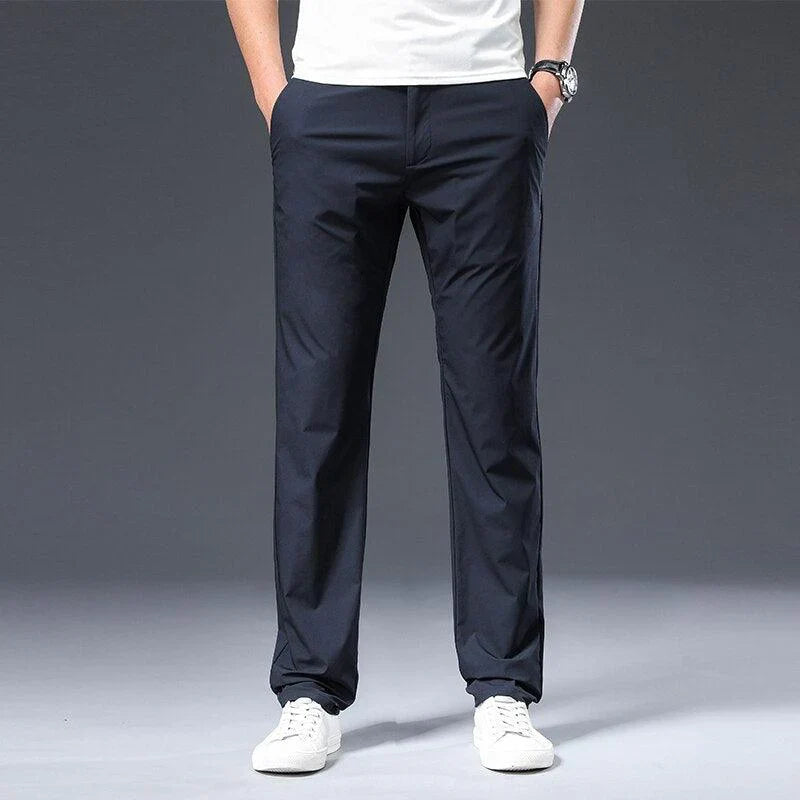 Variant image for Męskie Chino Spodnie Beżowe Rozmiar L Bawełna Nylon Spandex-9