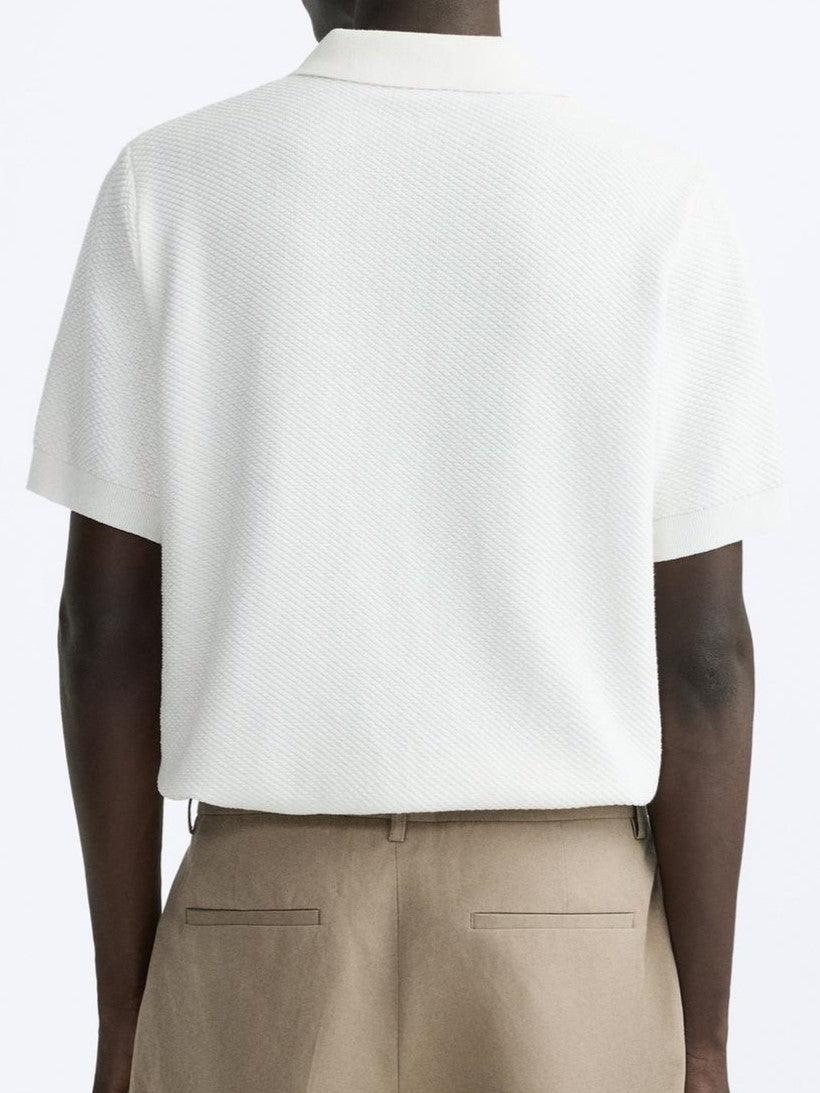 Męska Poloshirt Biała Rozmiar XL Bawełna-3