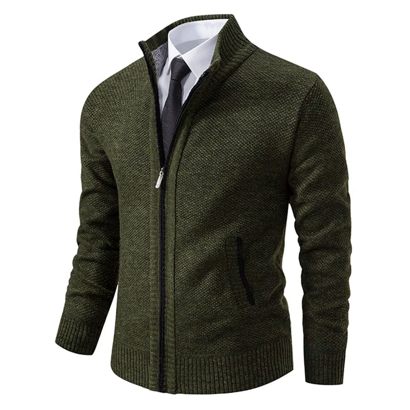 Variant image for Męski Sweter Beżowy Rozmiar M Z Zipperem-19