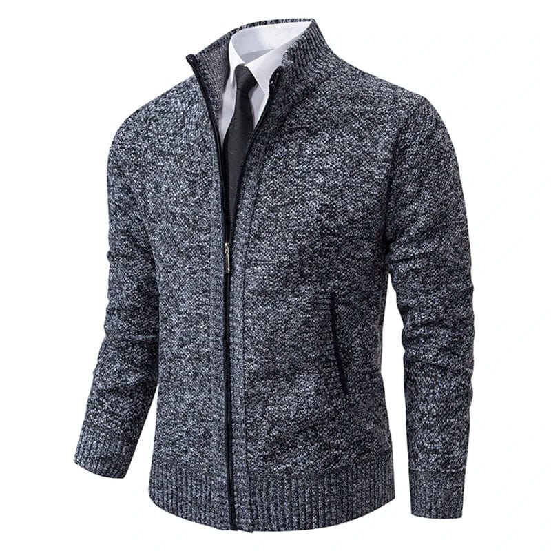 Variant image for Męski Sweter Beżowy Rozmiar M Z Zipperem-25