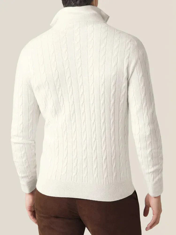 Męski Sweter Szary 3XL Kaszmir-3