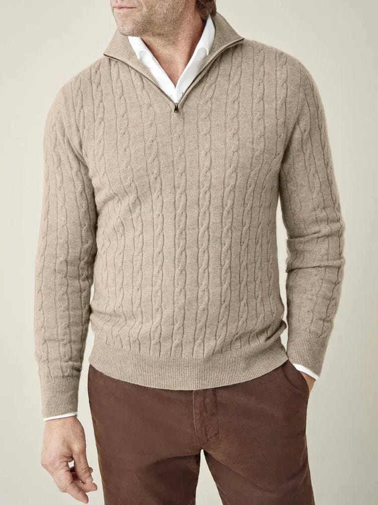 Variant image for Męski Sweter Szary 3XL Kaszmir-5
