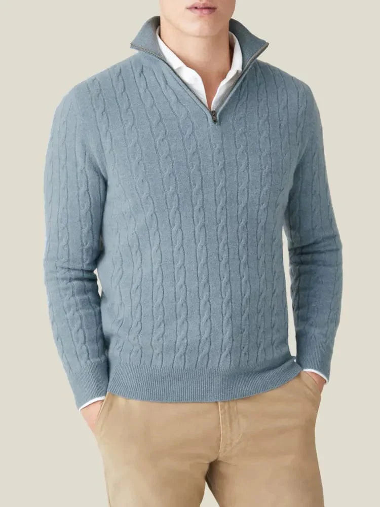Variant image for Męski Sweter Szary 3XL Kaszmir-2