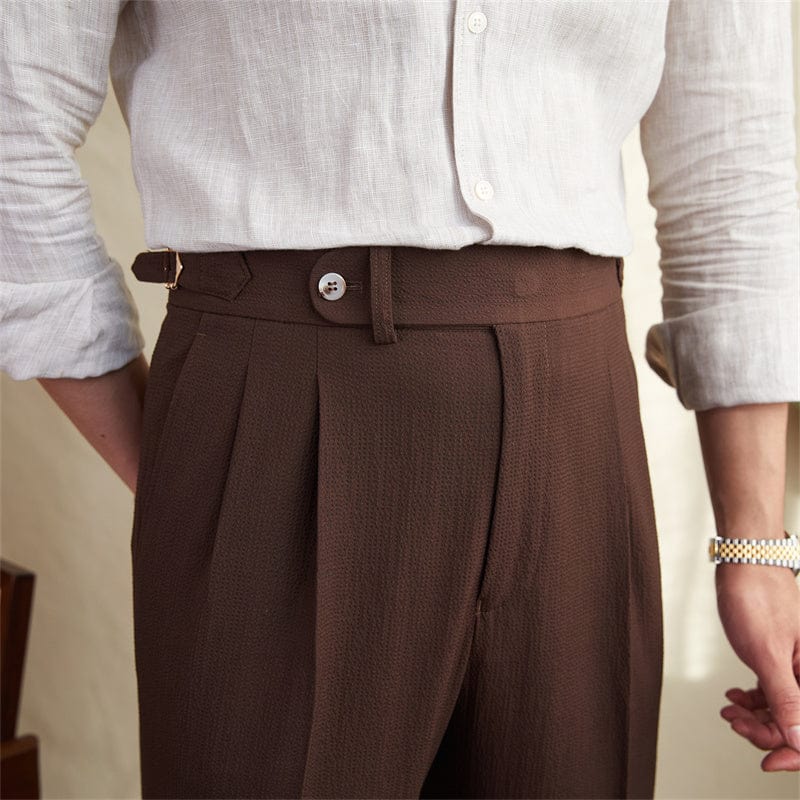 Variant image for Męskie Spodnie Slim Fit Czarny Rozmiar M Tkanina Premium-1