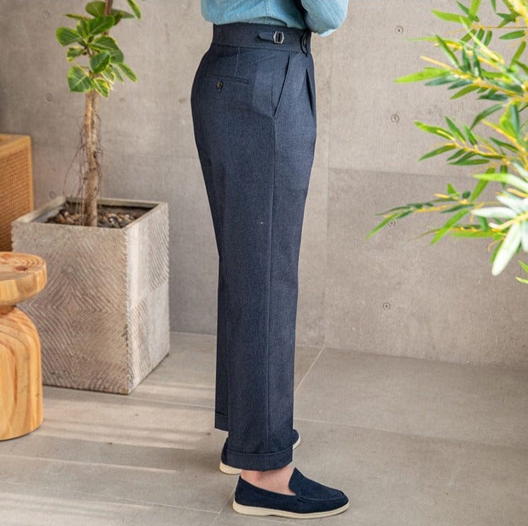 Spodnie Damskie Wysoki Stan Czarne Rozmiar 36-48 Materiał Premium-3