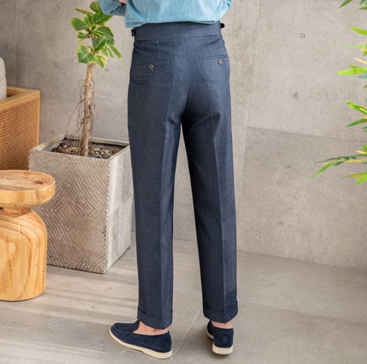 Spodnie Damskie Wysoki Stan Czarne Rozmiar 36-48 Materiał Premium-4