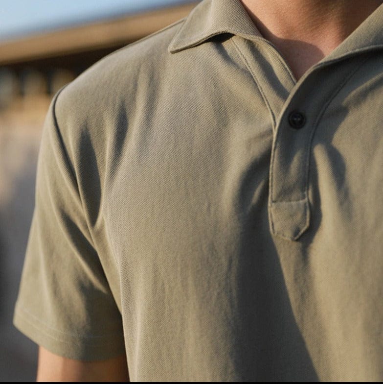 Męska Koszulka Polo Elegancka Rozmiar M Lekka Tkanina Slim Fit-5