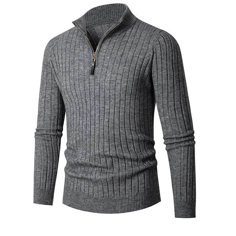 Variant image for Męski Sweter Kaszmirowy Szary Rozmiar L 100% Kaszmir-25