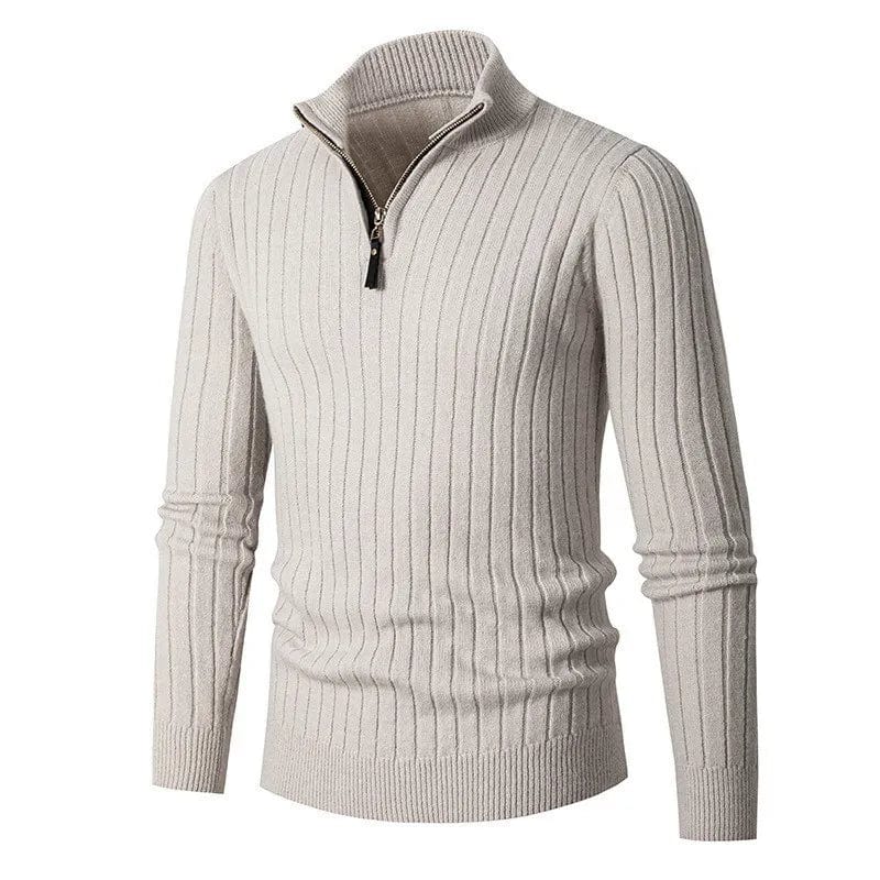 Variant image for Męski Sweter Kaszmirowy Szary Rozmiar L 100% Kaszmir-13