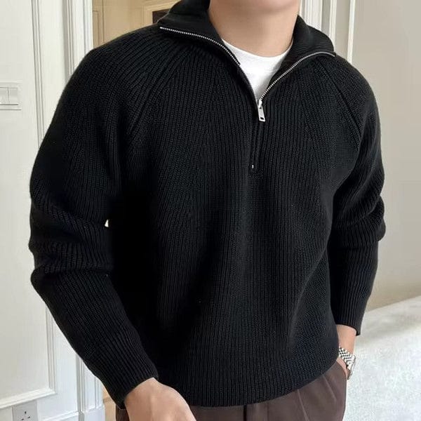 Męski Sweter Rybak Szary Rozmiar M Bawełna-6