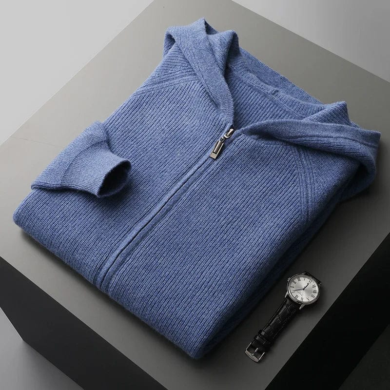 Variant image for Męski Sweter Kaszmirowy Szary Rozmiar M 100% Kaszmir-25