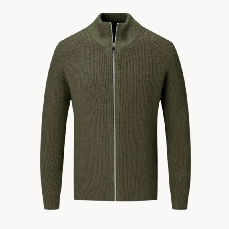 Variant image for Męski Sweter Slim Fit Szary Rozmiar M Kaszmir-1