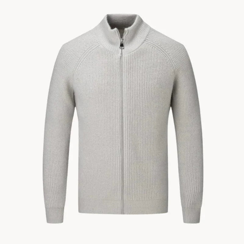 Variant image for Męski Sweter Slim Fit Szary Rozmiar M Kaszmir-13