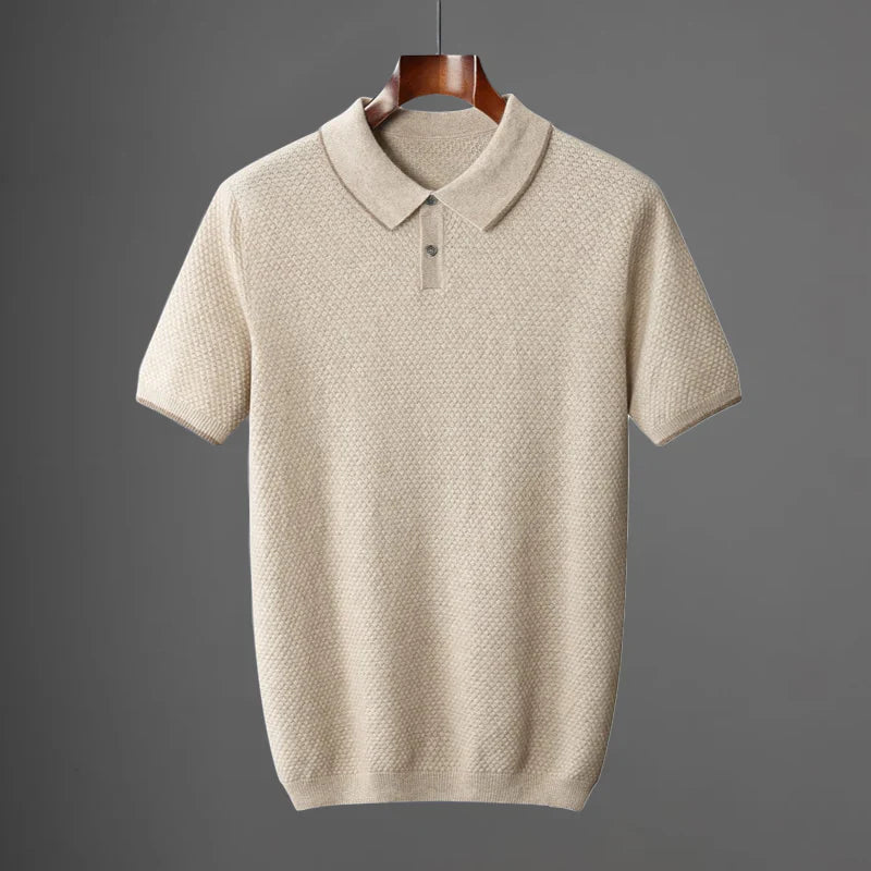 Variant image for Męska Koszulka Polo Niebieska Rozmiar M Bawełna Krótki Rękaw Slim Fit-6