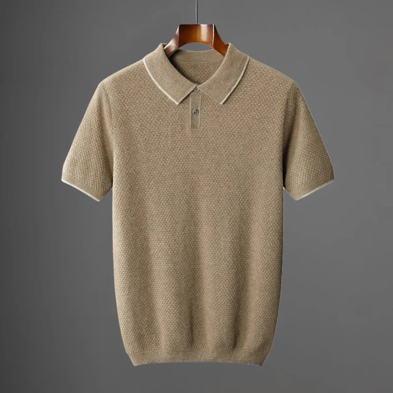 Variant image for Męska Koszulka Polo Niebieska Rozmiar M Bawełna Krótki Rękaw Slim Fit-11